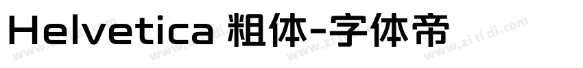 Helvetica 粗体字体转换